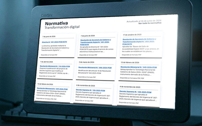 Marco normativo para la transformación digital